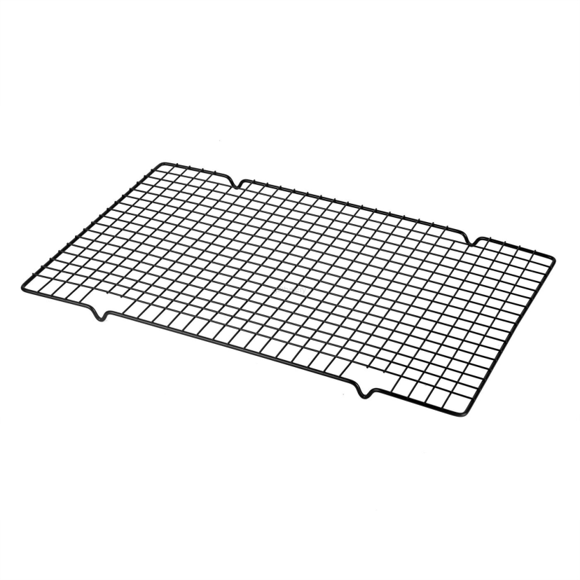 Kratka do studzenia ciasta Tadar 40 x 25 x 1,5 cm czarna