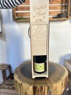 Skrzynka na wino drewniana świąteczna - 4