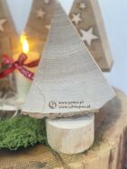 Choinka drewniana z grawerem personalizowana - 3