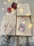 Drewniane Pudełko na Pieniądze świąteczne - 3