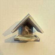 Drewniany Karmnik naścienny - 4