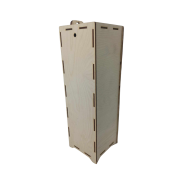 Skrzynka na wino drewniana ażurowa - 6