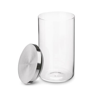 Pojemnik szklany z pokrywką na produkty sypkie Tadar Kimi 1000 ml