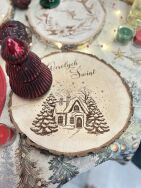 Plaster drewna świąteczny - 2