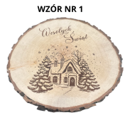 Plaster drewna świąteczny - 5