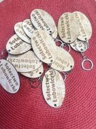 BRELOCZKI PERSONALIZOWANE ZE SKLEJKI WŁASNY PROJEKT - 2