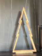 Drewniane Choinki Dekoracyjne zestaw 2 szt 50cm i 80 cm - 2