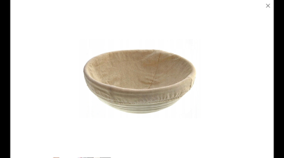 Koszyk do wyrastania chleba Rattan okrągły 23x8,5 cm